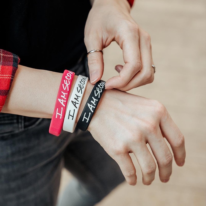 I Am Second - Paquete de 3 pulseras de silicona
