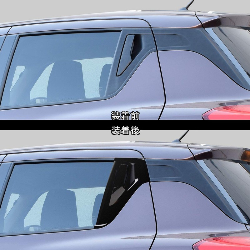 SecondStage S025BLK Suzuki Swift Sports Rear Door Knob Garnish, Piano