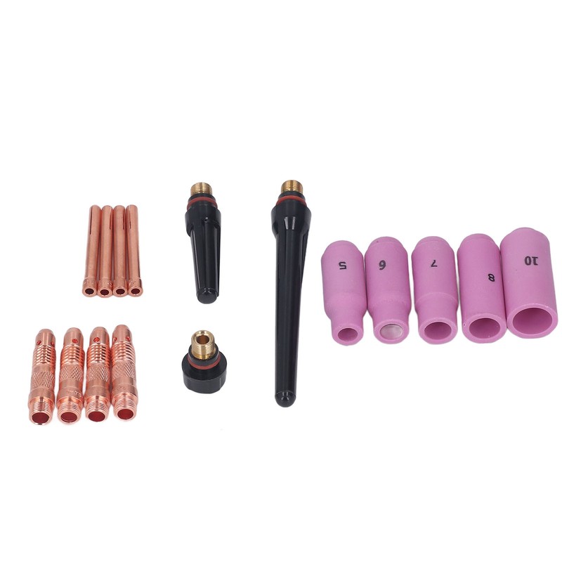 16PCS TIG Welding Torch Accessories Kit Copper Ceramic Plasma Cutter