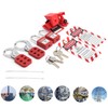 Lockout Tagout Kit, Practical Multifunctional Electrical Lockout Locks for Lock