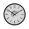 Tempus Contemporary Wall Clock with Designer Face and Silent Sweep