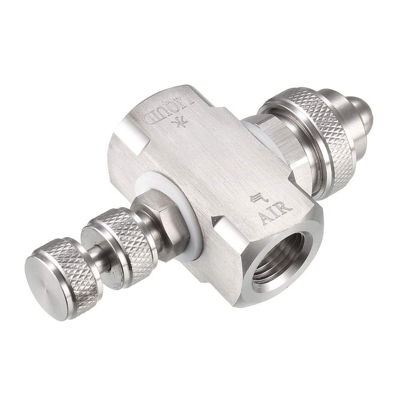 uxcell Air Atomizing Nozzle, 1/4BSPT Misting Low Pressure Wide Angle