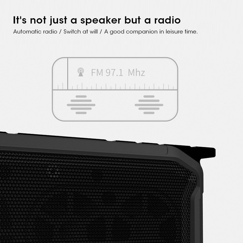 Portable X2 Wireless Bluetooth 5.0 Speaker Subwoofer Outdoor IPX7 Waterproof