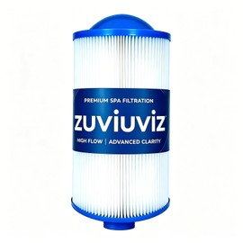 zuviuviz 4CH-24 Spa Filter Cartridge Compatible with Unicel 4CH-24, Aladdin 12519, Pleatco PGS25P4, Filbur FC-0131, Darlly 40260,SD-00004, SD-01103, Baleen AK-9004, Hot Tub Filters 25 Sq. Ft.1 Pack