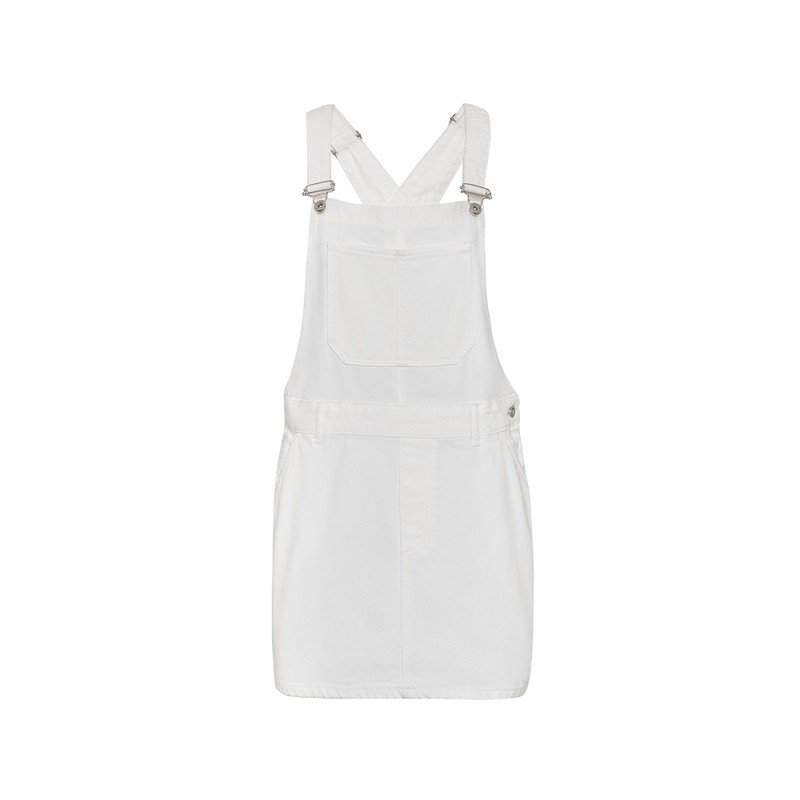 Redbridge Dungaree Women's Denim Skirt Denim Overall Cotton, White