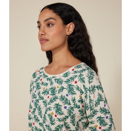 Petit Bateau A0B5P Long Sleeve Pyjamas Women's Avalanche/Multico XS