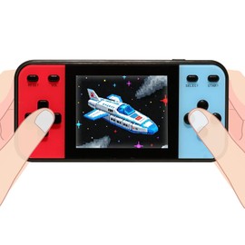 Handheld Game Console with 3.0'' Display, Retro Portable Gaming Console with 240 Built-in HD Classic Video Games, Rechargeable Electronic Game Player for Adults, Great for Travel, Gifts & Fun