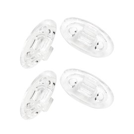 TRUSHELL Replacement Nose Pad Nose Piece for Oakley Whisker Sunglass - Clear 2 Pairs
