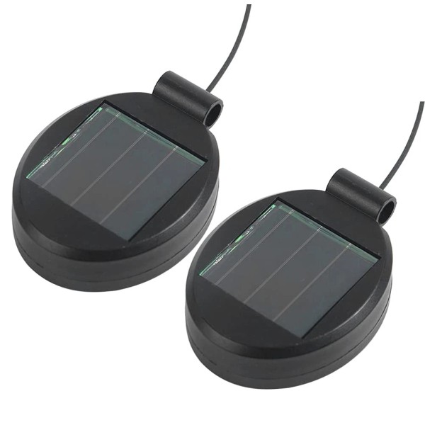 Bwwnby 2 Pack Solar Light Replacement Top Part Panel for