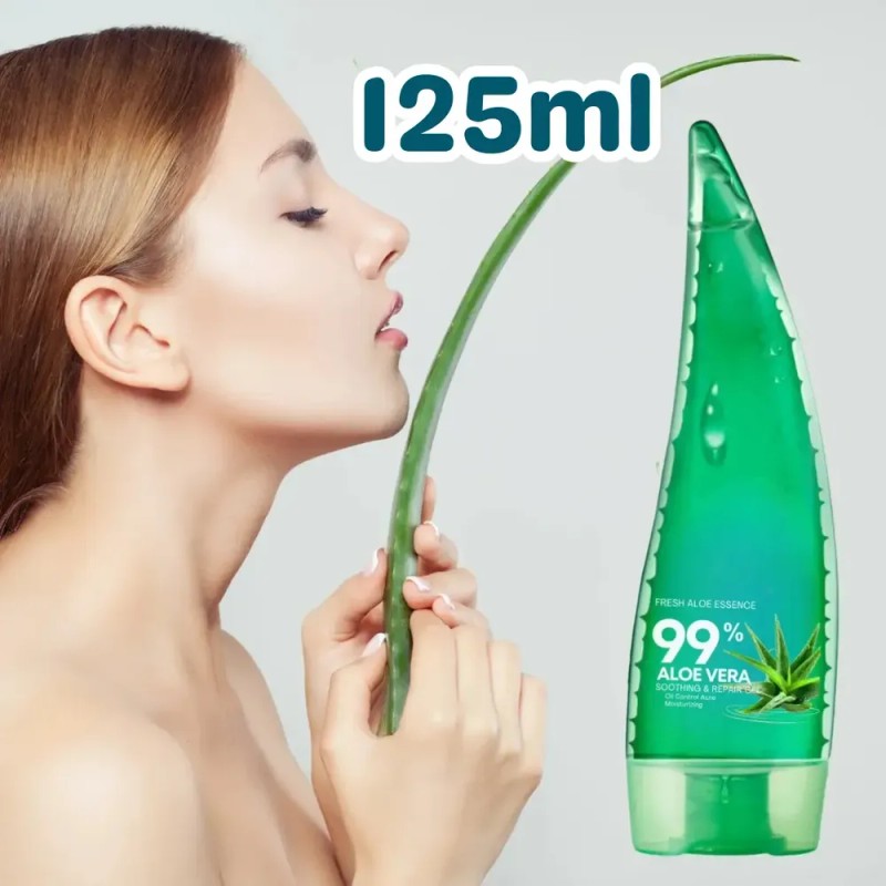 Aloe Vera 99% Gel Sábila Facial Piel Blanqueamiento 125ml F