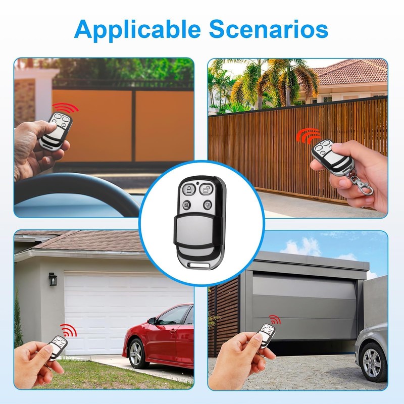 Universal 4 Button 433.92MHz Gate Remote Control Universal Remote Control