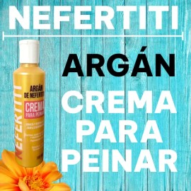 Nefertiti Argán Crema Para Peinar 300ml - 1 Pieza