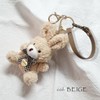 [byDream] Rabbit Keychain Rabbit Bag Charm Plush Bunny Keychain with