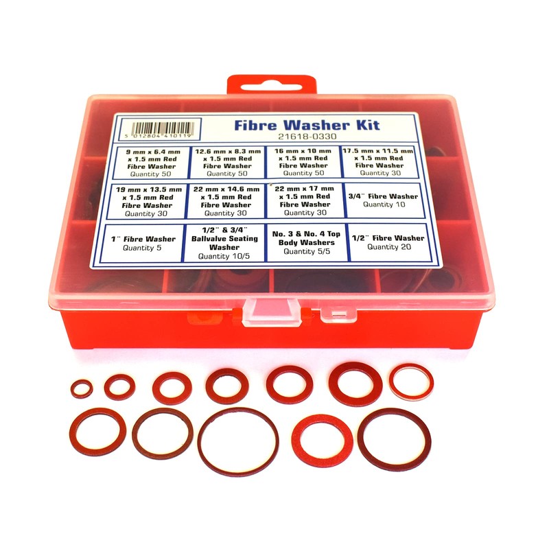 Arctic Hayes FWKIT Fibre Washer Kit (330 pieces), Regular, 4.6