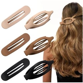 French Concord Curved Flat Hair Clips Claw Alligator Clips, 6Pcs French Concord Flat Hair Clips, French Concord Flat Hair Clips Curved Claw Clips, Flat Claw Clips French Concord Hair Clips for Women