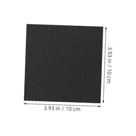 Alipis Heat-Resistant Carbonized Felt Wick Insulation Pad Carbon Fiber Composite for Vacuum Furnace Welding Safety Blanket