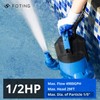 FOTING Sump Pump, High Flow Clean&Dirty Submersible Water Pump, Thermoplastic
