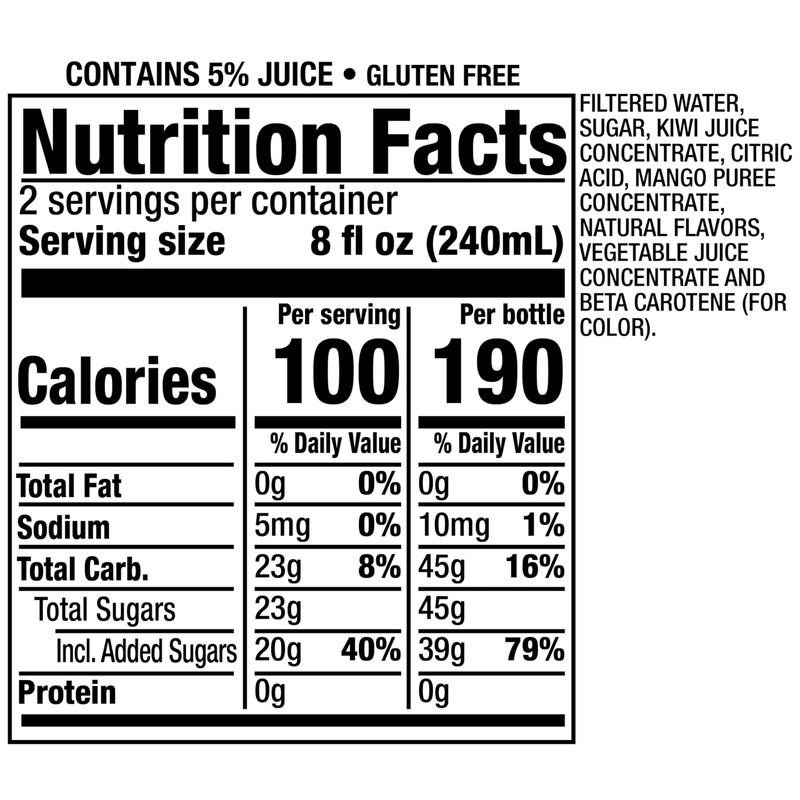 Snapple Mango Madness Flavored Juice Drink, 16 fl oz recycled