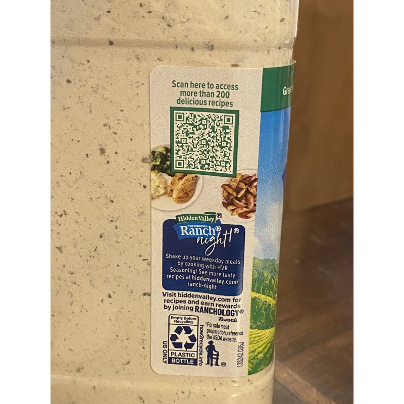 Hidden Valley Ranch Dip or Salad Seasoning Mix 16oz. Guaranteed