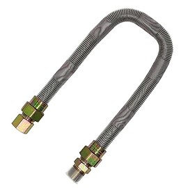 Midwest Hearth Whistle Free Flexible Gas Line (1/2" ID x 5/8" OD) Stainless Steel (48" Long)