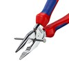 KNIPEX 08 25 185 Needle-Nose Combination Pliers with Multi-Component Grips