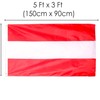 Eurovision Austria Flag Fancy Dress Decoration - Austrian Large Flag