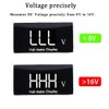 Thlevel Car Digital Voltmeter Waterproof DC 12V LED Display for
