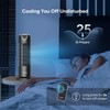 DR.PREPARE Tower Fan for Bedroom, 25 dB Quiet DC Bladeless