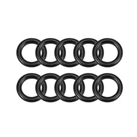 sourcing map Nitrile Rubber O-Rings 8 mm OD 5 mm ID 1.5 mm Width Metric Sealing Ring Seal Pack of 10