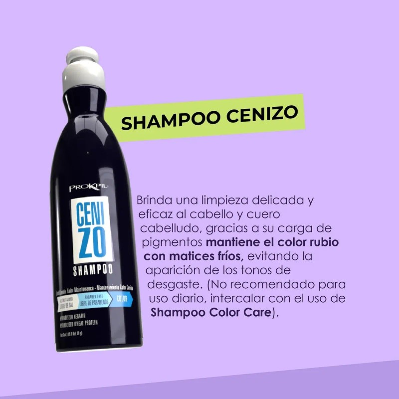 Kit/set Cenizo Champú Y Mascarilla De Tratamiento Prokpil Ma