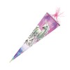 School Cone 85 cm Square Tulle Unicorn Fairytale Forest