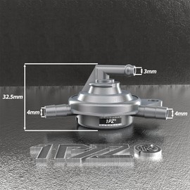 1PZ 3-Way Fuel Tap for GY6 50cc-150cc Scooter ATV Go Kart Moped