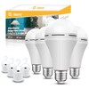 Rechargeable Light Bulbs, Back Up Battery Light Bulbs, 15W 80W