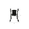 Walker Equate Rolling Walker For Seniors Rollator Walker with Seat