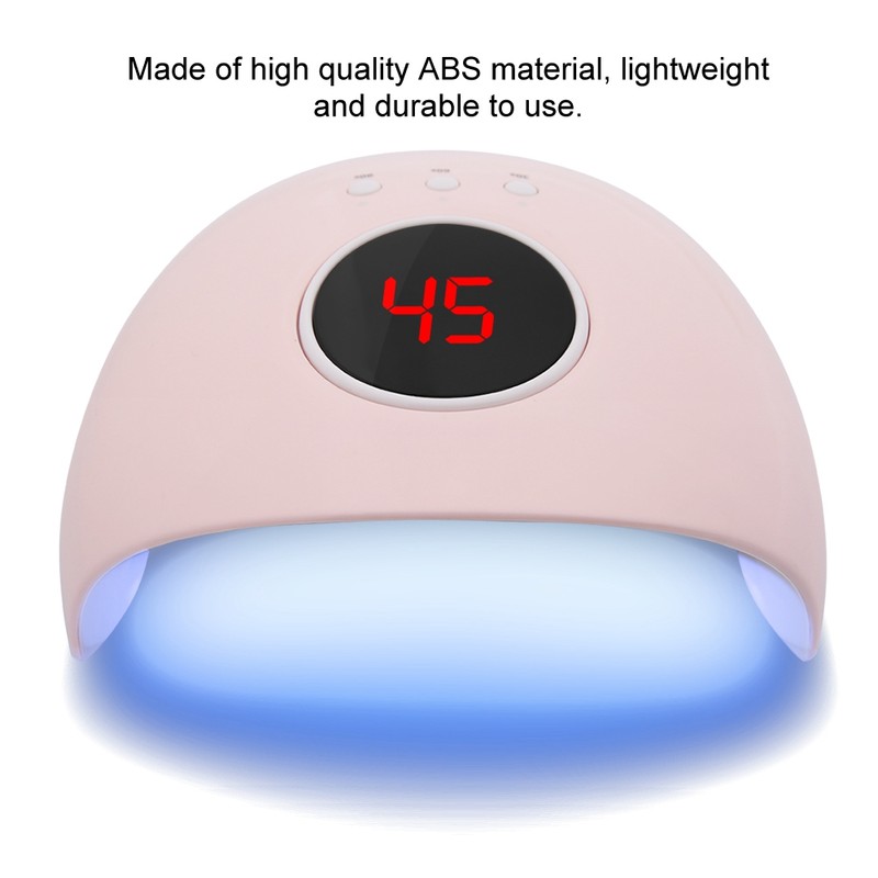 24W LCD Display UV Nail Dryer Dual Light Sources Gel