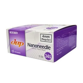 JBP nano needle 34G 100 pieces nano needle, 34Gx8mm, 1 piece / JBP 나노니들 34G 100개입 nano needle, 34Gx8mm, 1개