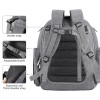 Lootus LOOTIS Diaper Bag Backpack Gray Unisex Large Baby Bag
