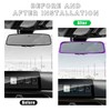 Ohleats Car Rear View Mirror Protector Frame, Silicone Auto Rearview