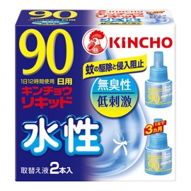 Kinchou Water Based Ginkcho Liquid 90 Day Unscented 2 Replacement Bottles x 3 Boxes
