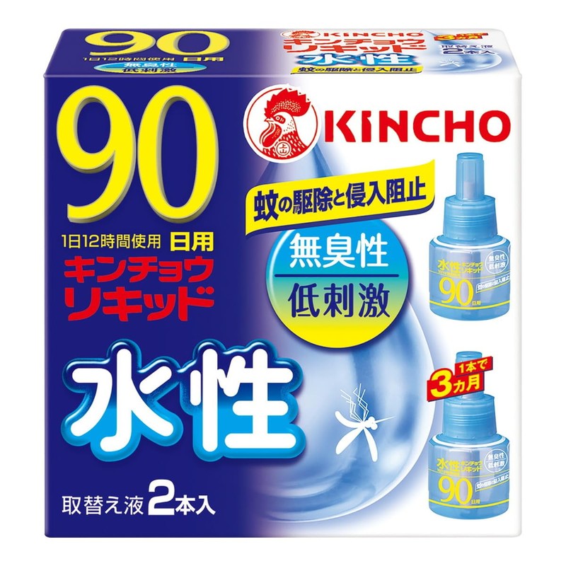 Kinchou Water Based Ginkcho Liquid 90 Day Unscented 2 Replacement
