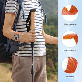 CeiBand Nylon Strap for 22 mm, 18 mm, 19 mm, 20 mm Lug Width, Elastic Quick Release Sport Replacement Wristband, Soft Comfortable Breathable Bracelets for Men and Women - 22 mm Orange