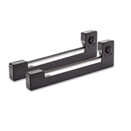 vhbw 2 x Nylon Ink Ribbon Compatible with Dot Matrix Printer Systex PW 1000 Replacement for Epson ERC-09, Epson C43S015354, ERC-09B