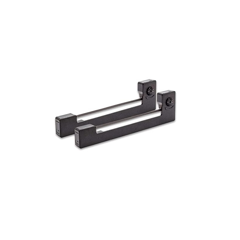 vhbw 2 x Nylon Ink Ribbon Compatible with Dot Matrix
