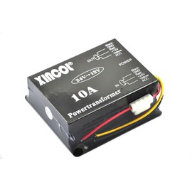 XINCOL® Car Power Amplifier DC/DC 24V to 12V Converter 10A 120W Step-Down Converter Buck Converter Portable Power Supply Modular Voltage Regulator with Full Protection RAM Wire