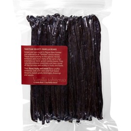 Tahitian Gold - Premium Gourmet Grade Vanilla Beans From Papua New Guinea - Non-GMO Project Verified - Tahitian Select, 8 Oz Bag