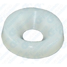 50#8 Nylon Finishing Washers - Natural