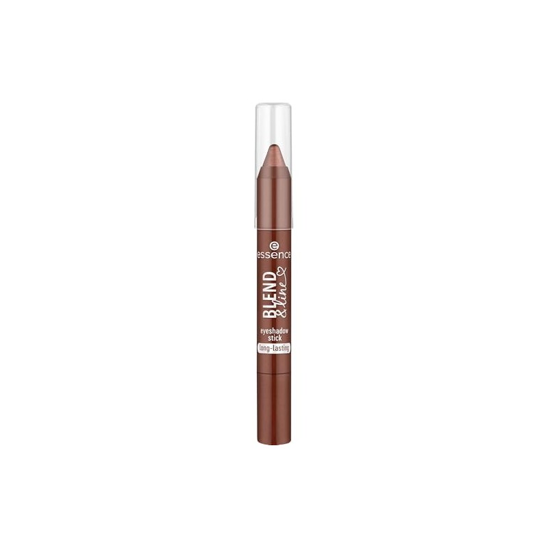 essence blend & line eyeshadow stick, no. 04, brown, long-lasting,