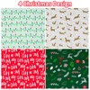 Christmas Wrapping Paper (4 Rolls: 148 sq. ft. ttl) Reindeer,