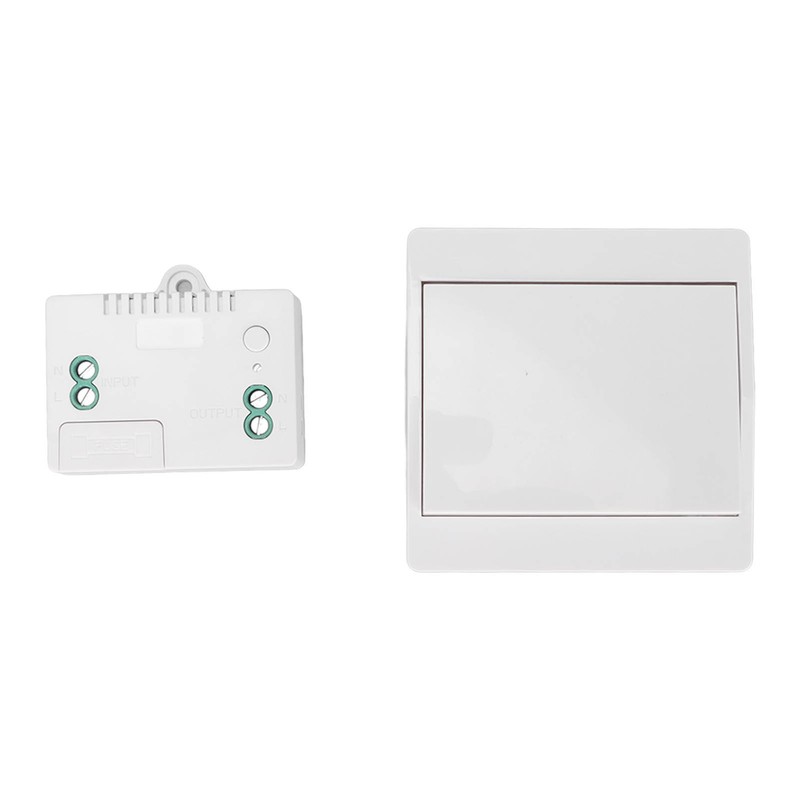 Wireless Light Switch Receiver Kit Self Generating Kinetic Energy Remote