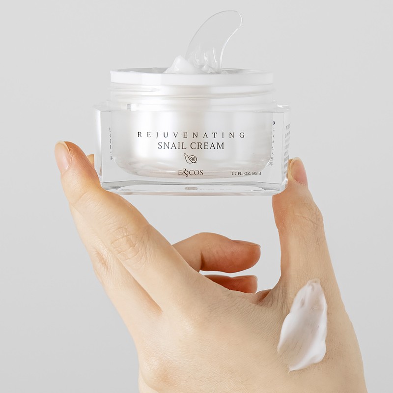 ENCOS Snail Cream Rejuvenating 50ml 2pcs. Functional Wrinkle Improvement Elasticity